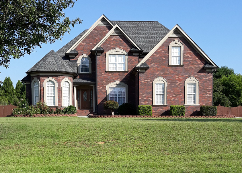 Two-story brick colonial