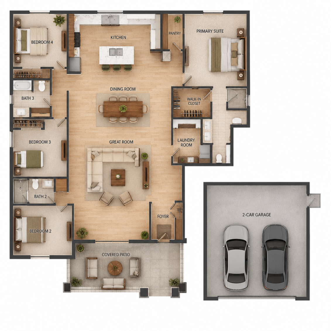 4 Bedroom Plan A