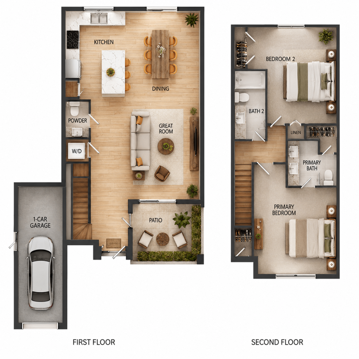 2 Bedroom Plan B