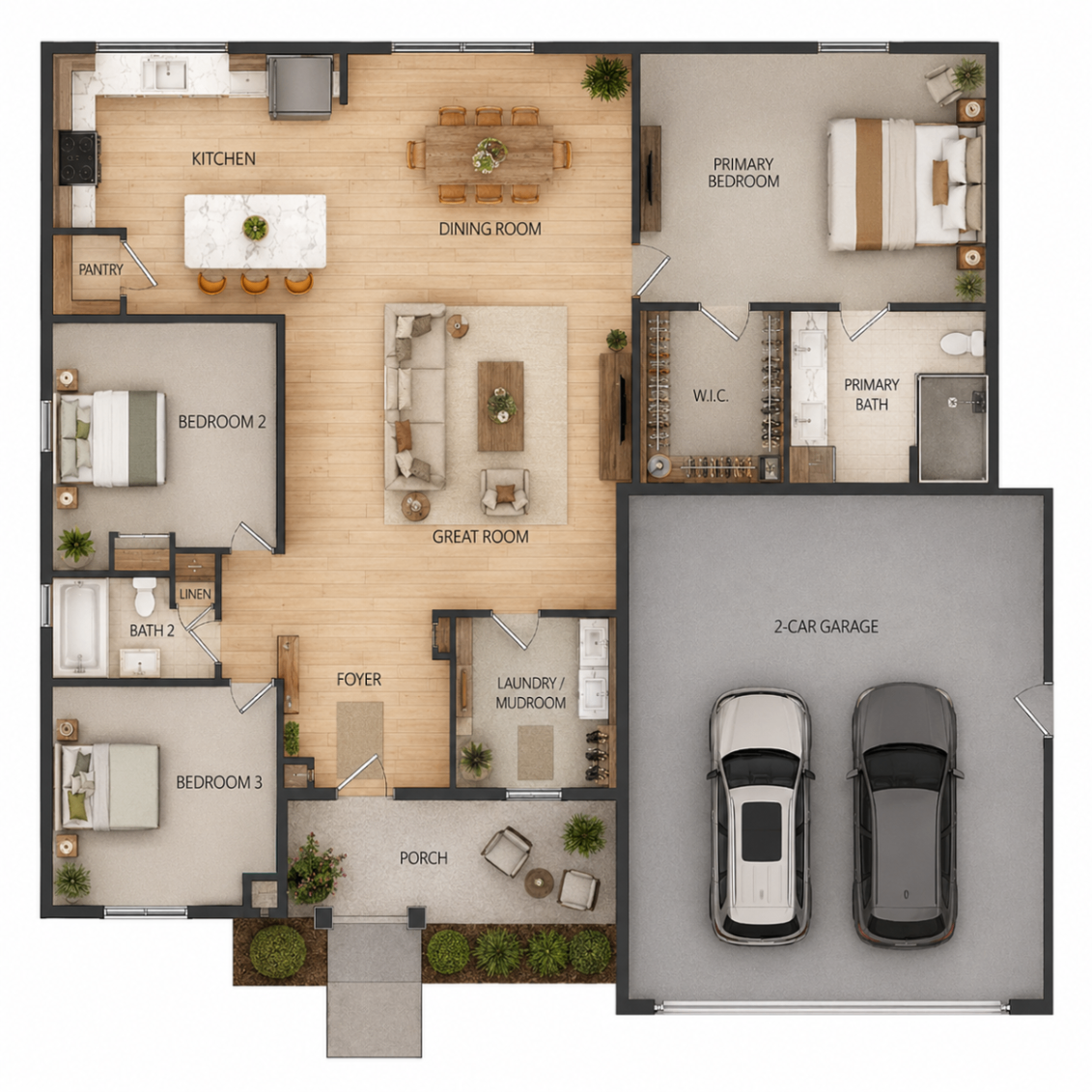 3 Bedroom Plan A